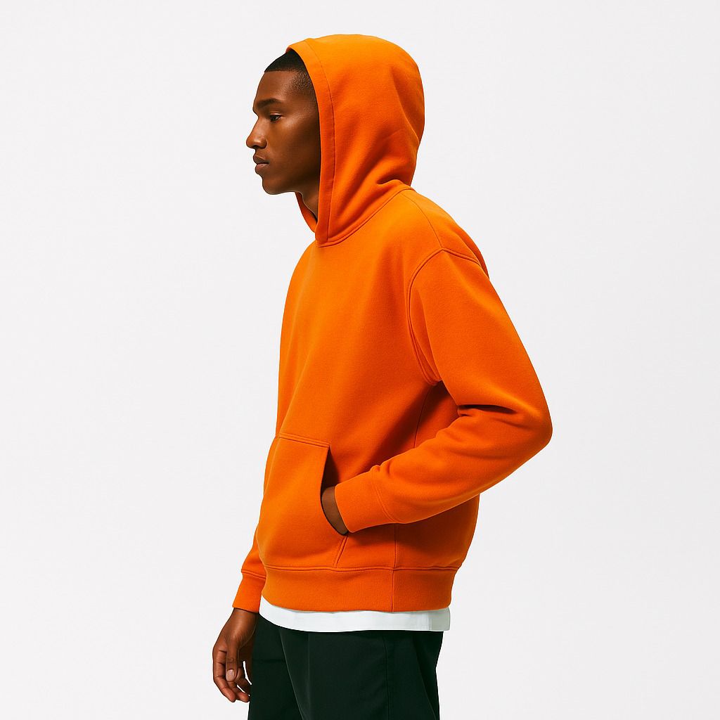 Burnt Orange Premium Cotton Hoodie
