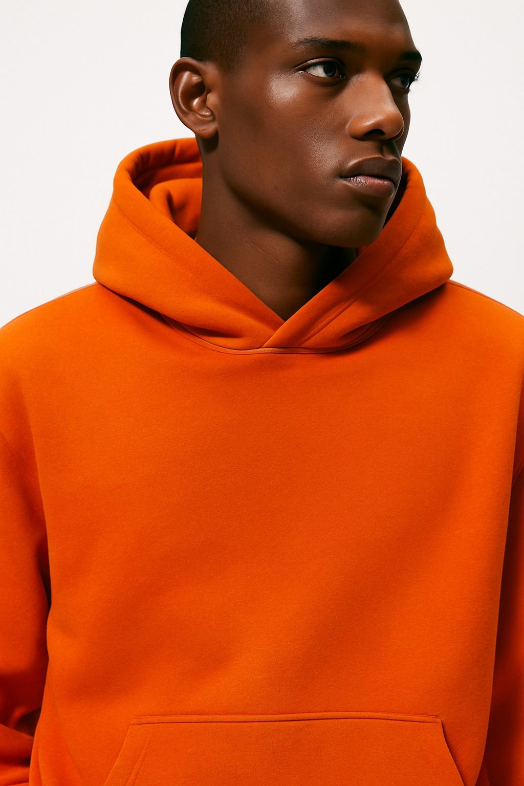 Burnt Orange Premium Cotton Hoodie