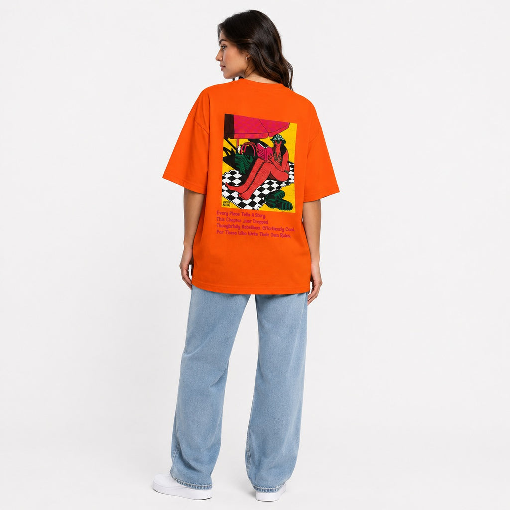 Rebel Pages Oversized Cotton T-Shirt
