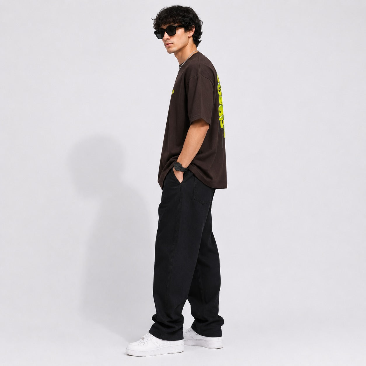 Urban Alphabet Oversized Cotton T-Shirt