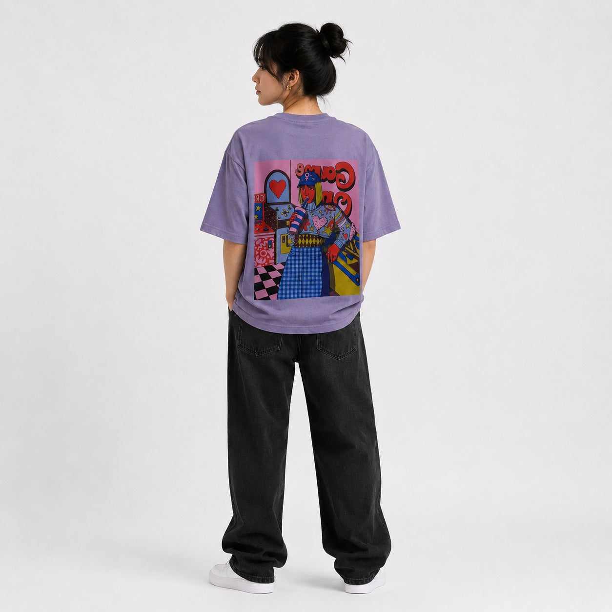 Cosmic Muse Oversized Cotton T-Shirt
