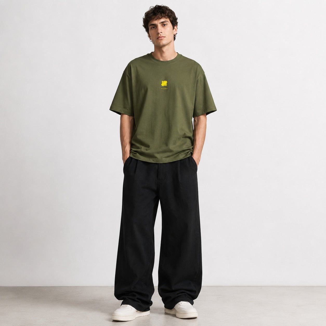 SKYRN Essential Olive Oversized T-Shirt