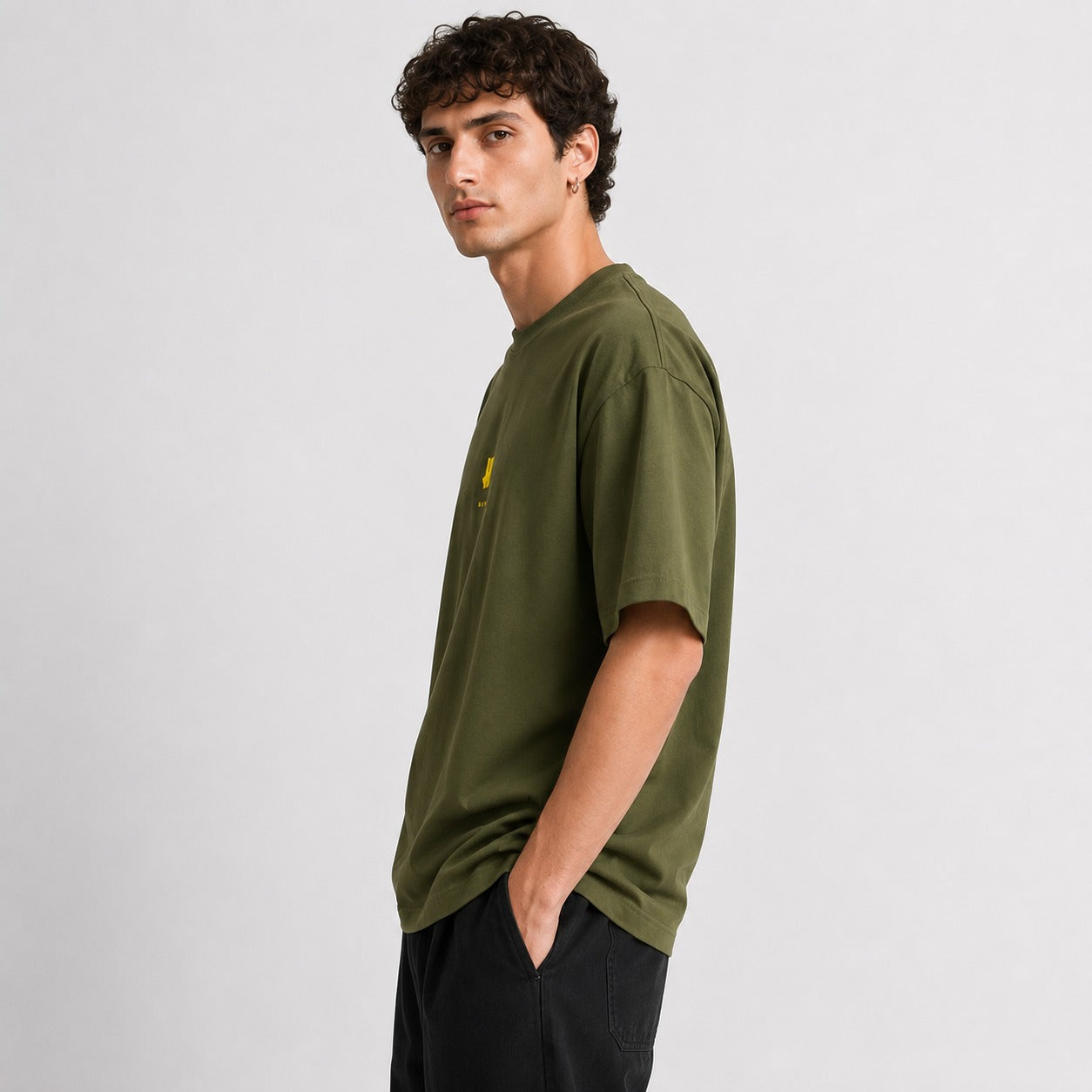 SKYRN Essential Olive Oversized T-Shirt